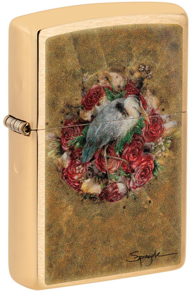 design de pistolets et roses spazuk