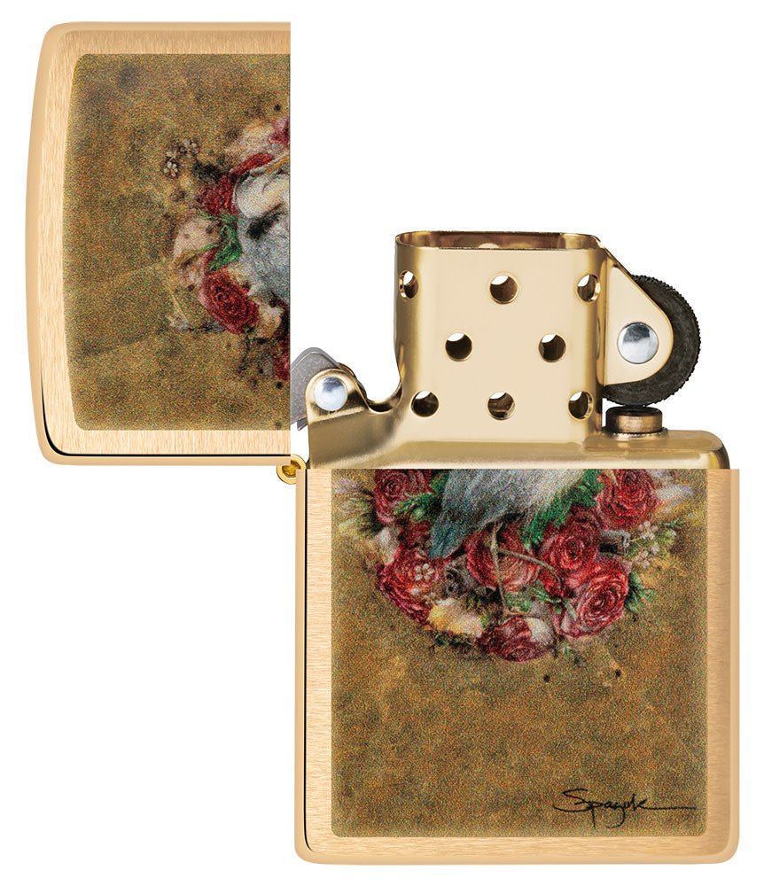 design de pistolets et roses spazuk